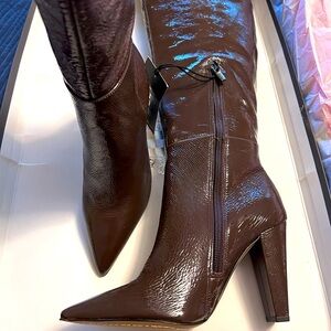 Vince Camuto kneehigh boots - patent leather